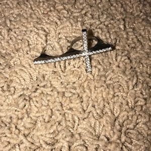 Forever 21 Silver Diamond Ring